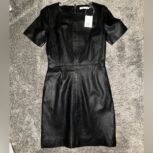 100% Leather Walter Baker dress.